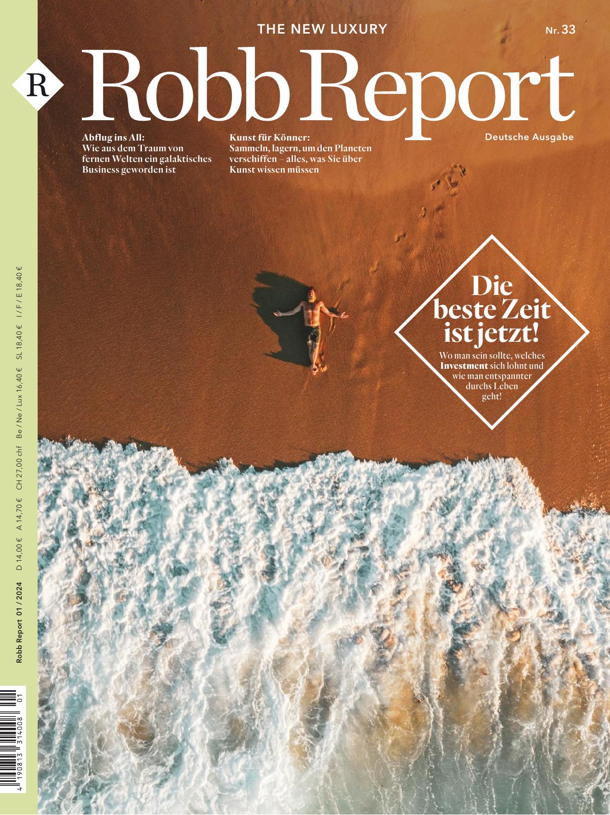 ROBB REPORT Print, Aktionspreis Geschenkabo, jährlich