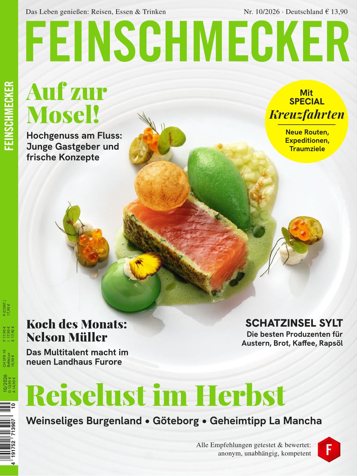 DER FEINSCHMECKER Jahresabo Print + Digital